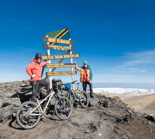 Kilimanjaro bike tour 5 days Marangu route